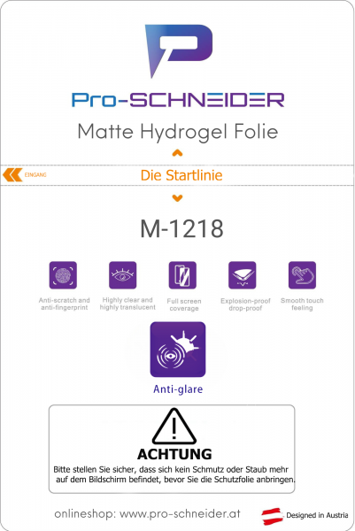 Matte Hydrogel Folie